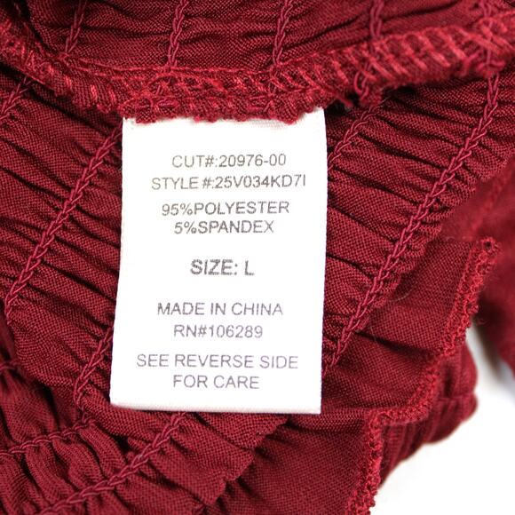 Row A Womens Mini Dress Large Smocked Bodycon Going Out Party Club Y2K Retro - Picture 9 of 10